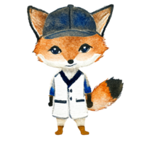 Fox Baseball UniForm AI Generative png