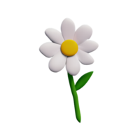 Daisies  White Cute AI Generative png