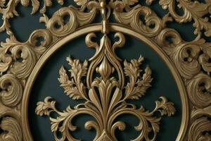 Ornament walpaper pattern texture background. AI Generative Pro Photo