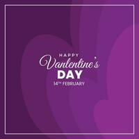 Valentine Day Abstract background with purple Color vector