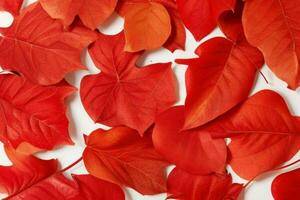 Autumn background with colored leaves. AI Generative Pro Photo