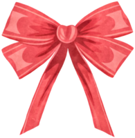 bow ribbon watercolor clipart illustration AI Generative png