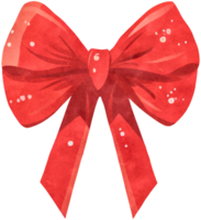 bow ribbon watercolor clipart illustration AI Generative png