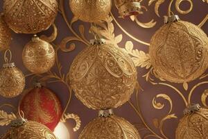 Ornament walpaper pattern texture background. AI Generative Pro Photo