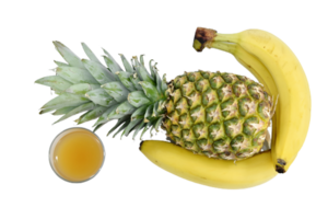 ananas et banane png transparent Contexte