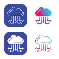 Cloud Computing Vector Icon