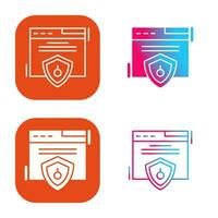 Web Security Vector Icon