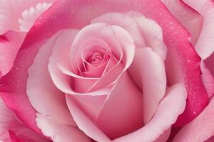 beautiful rose flower background. AI Generative Pro Photo