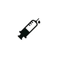 Syringe injection icon isolated on white background vector