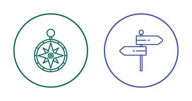 Compass and Direction Icon vector