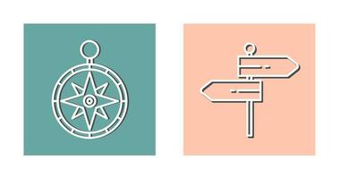 Compass and Direction Icon vector