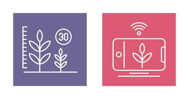 Growth and Device Icon vector