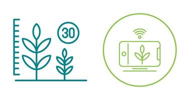 Growth and Device Icon vector