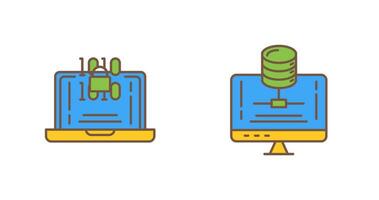 Encryption and Server Icon vector