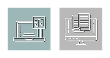 Music and Paste Icon vector