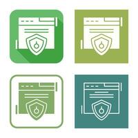 Web Security Vector Icon