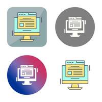 Blog Vector Icon