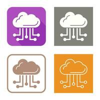 Cloud Computing Vector Icon