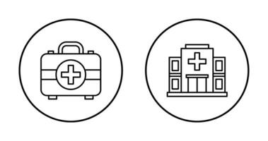 First Aid Kit and Healthcare Icon vector