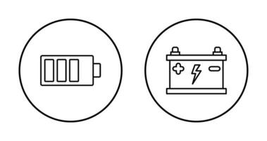 Charging and Accumulator Icon vector