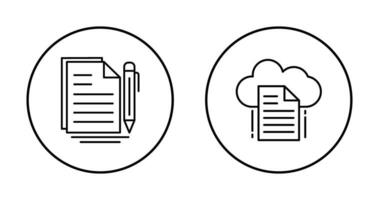 Document and File Icon vector