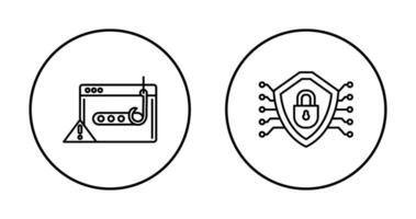 Phishing Password and Security Icon vector