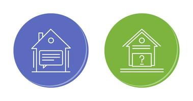 Message and Unknown Icon vector