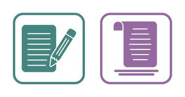 checklist and document  Icon vector