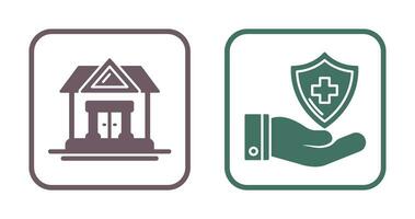 House and protection Icon vector