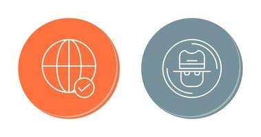 Internet and Spy Icon vector