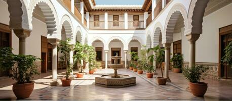 Courtyard in Andalusia photo