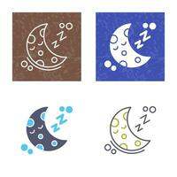 Sleeping Vector Icon