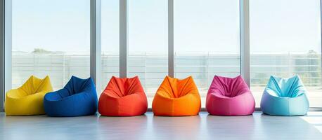 Relax with bean bag chairs photo