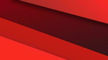 Persentation background animation red color papercut video