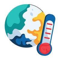 Trendy Global Warming vector