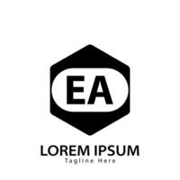 letra ea logo. mi una. ea logo diseño vector ilustración para creativo compañía, negocio, industria. Pro vector