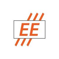 letra ee logo. mi mi. ee logo diseño vector ilustración para creativo compañía, negocio, industria. Pro vector
