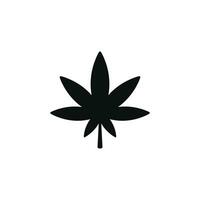 Cannabis icon isolated on white background vector