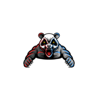 panda e sport logo illustrazione png