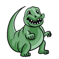 dino t rex cute illustration png