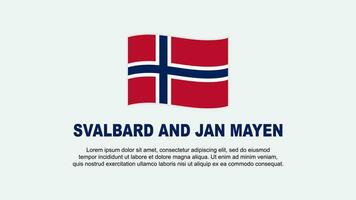 Svalbard y ene Mayen bandera resumen antecedentes diseño modelo. Svalbard y ene Mayen independencia día bandera social medios de comunicación vector ilustración. Svalbard y ene Mayen antecedentes