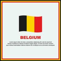 Belgium Flag Background Design Template. Belgium Independence Day Banner Social Media Post. Belgium Banner vector