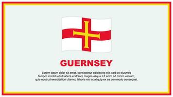 guernsey bandera resumen antecedentes diseño modelo. guernsey independencia día bandera social medios de comunicación vector ilustración. guernsey bandera