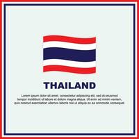 Tailandia bandera antecedentes diseño modelo. Tailandia independencia día bandera social medios de comunicación correo. Tailandia bandera vector