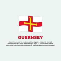 Guernsey Flag Abstract Design Template. Guernsey Independence Day Banner Social Media Post. Guernsey Background vector