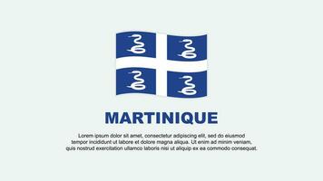 Martinique Flag Abstract Background Design Template. Background vector