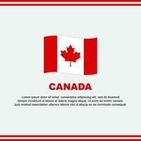 Canada Flag Background Design Template. Canada Independence Day Banner Social Media Post. Canada Design vector