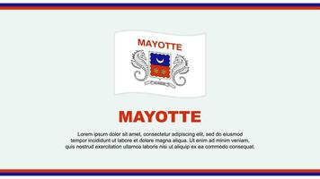 mayotte bandera resumen antecedentes diseño modelo. diseño vector