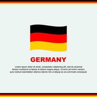 Germany Flag Background Design Template. Germany Independence Day Banner Social Media Post. Germany Design vector