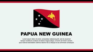 Papua New Guinea Flag Abstract Background Design Template. Papua New Guinea Independence Day Banner Social Media Vector Illustration. Papua New Guinea Design